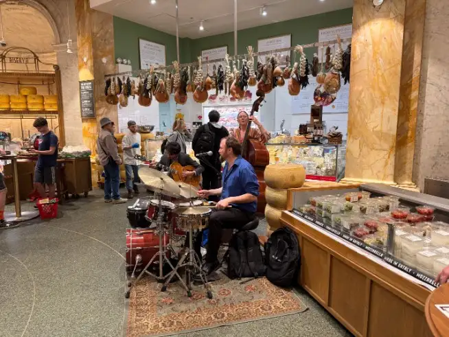 We love going to Eataly when they have Jazz nights.