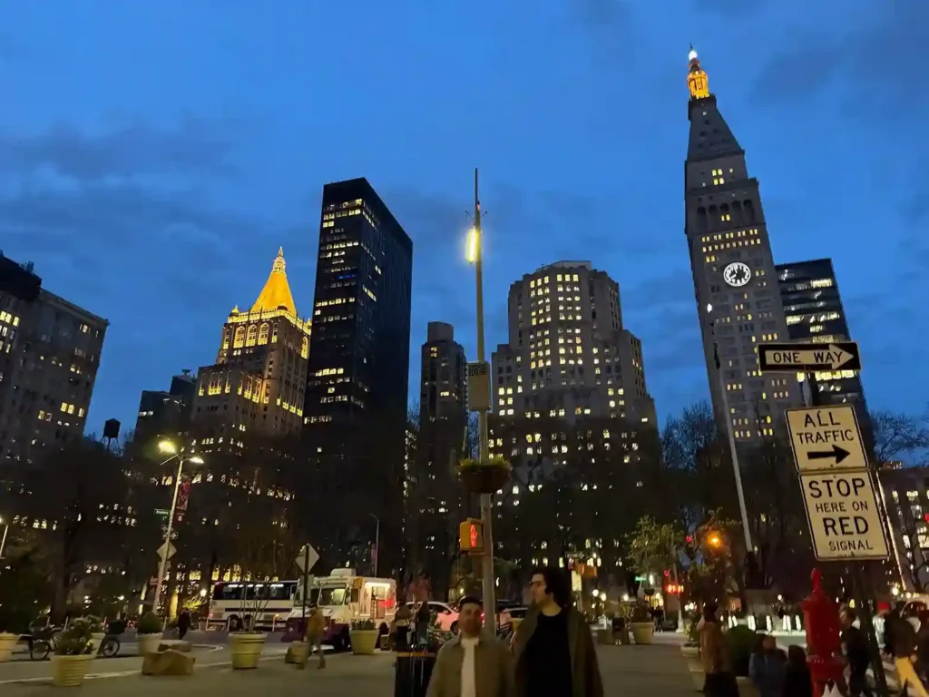 I took this photo of the New York Life Insurance building and the Clocktower.