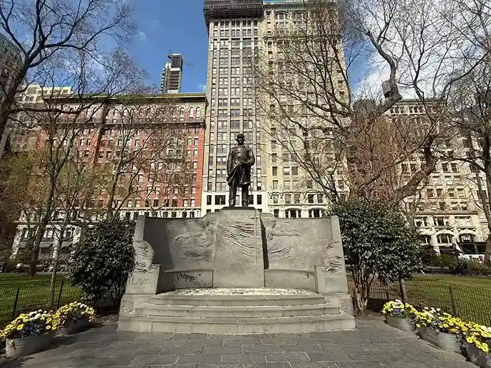 We attend so many Flatiron events in Madison Square Park in the Flatiron District. I took this photo on the north end of the park.