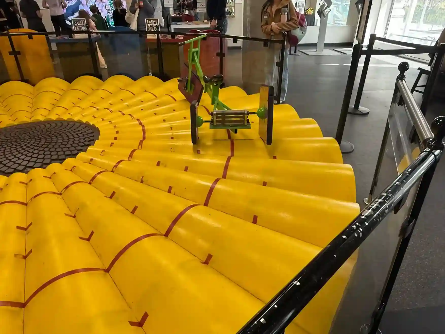 MoMath Museum NYC: Inside the museum photo of math toys.