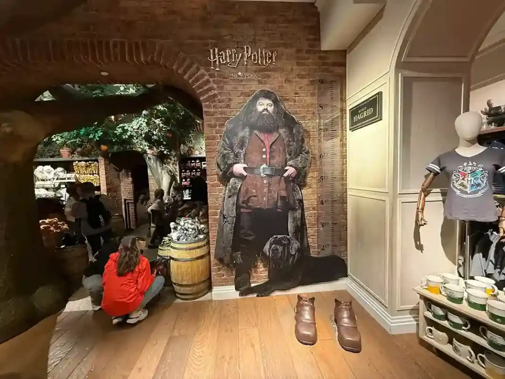 Touring the Harry Potter Store in the Flatiron District in NYC.