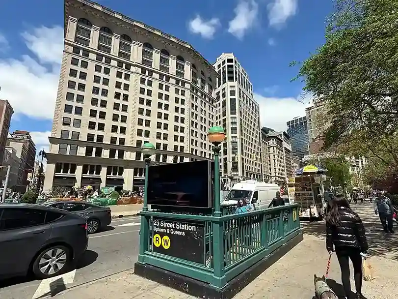 NYC Public Transportation: This is my subway I used daily in the Flatiron District.