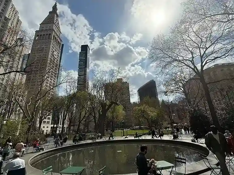 Some of the best photos of the Flatiron Building I have taken from Madison Square Park.