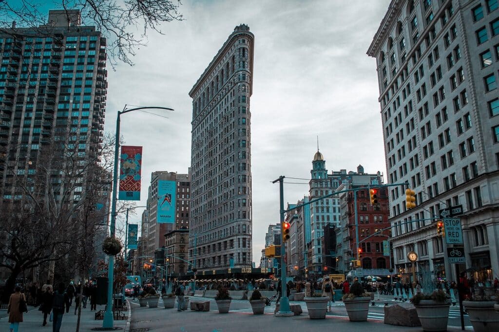 flatiron, flatiron building, new york, nyc, manhattan, city, architecture, building, landmark, usa, buildings, travel, america, nature, sky, downtown, ny, famous, historic, urban