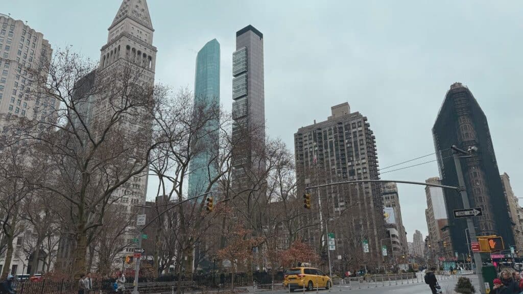 One Madison New York City: View of the prestige building of One Madison in the Flatiorn District.