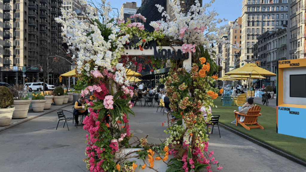 Photo of the display in Flatiron District, not too far from Chelsea House Condominium, which is a great building.