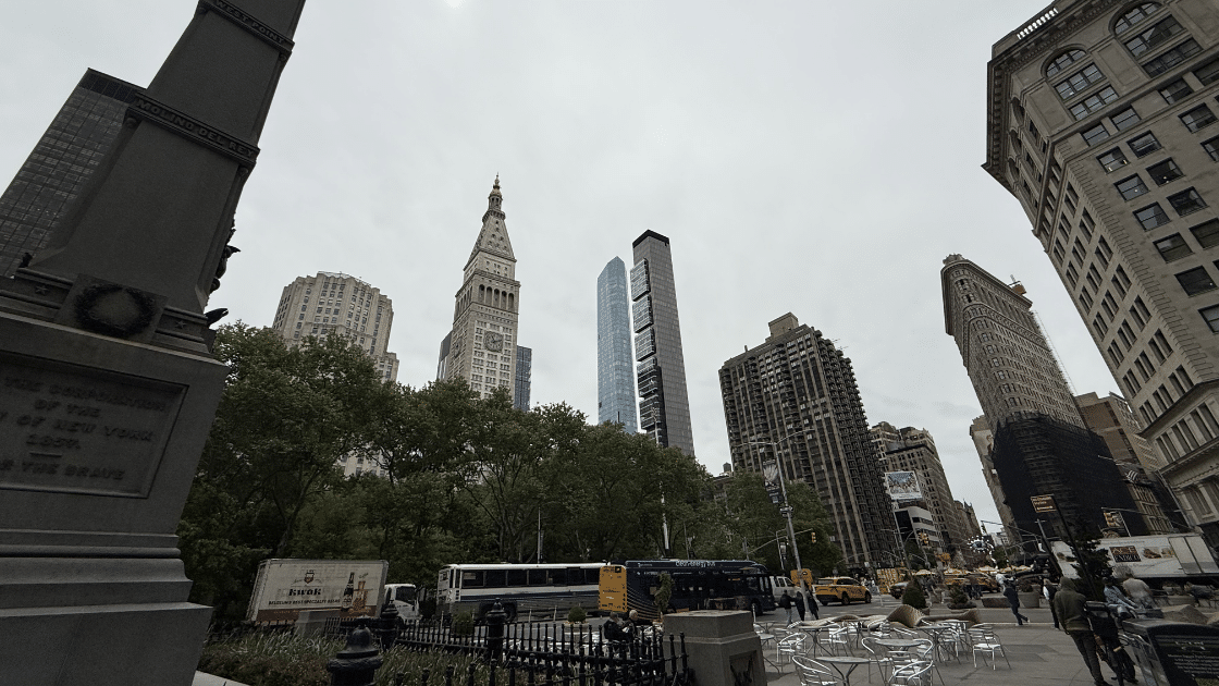 View of the Flatiron District a place where Philip Birnbaum had an architectural role.